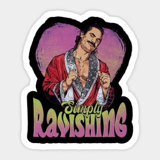 Rick Rude Simply Ravishing Heart Sticker